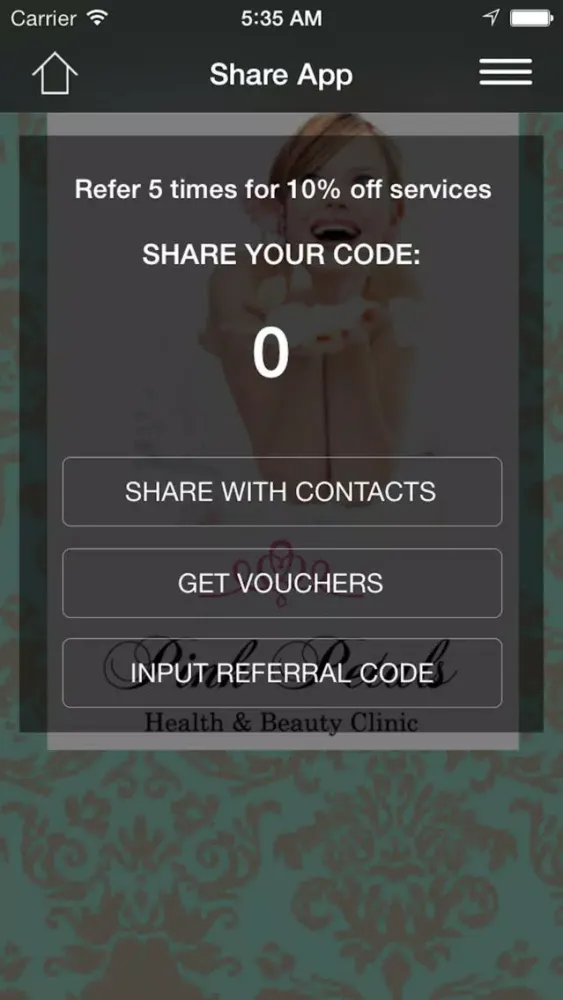 Ảnh chụp màn hình của Pink Petals Health & Beauty