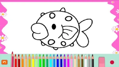 Zrzuty ekranu Shark tank and Sea animals coloring game for kid