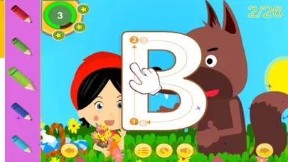 Aesop fables and ABC Tracing for kindergarten 스크린샷