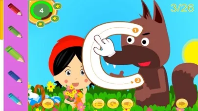 Aesop fables and ABC Tracing for kindergarten 스크린샷