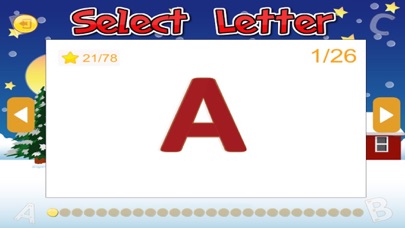 ABC Alphabet Tracer Santa Claus song game for baby應用截圖