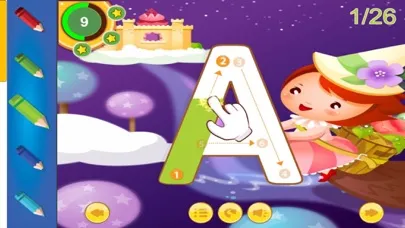 ABC English alphabet tracing decals family game Screenshots