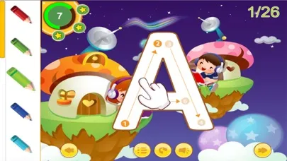 ABC Alphabet Tracing coloring for boy and girl Ekran Görüntüleri