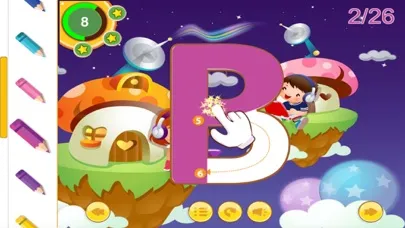 ABC Alphabet Tracing coloring for boy and girl Ekran Görüntüleri