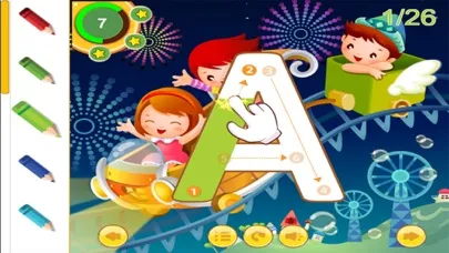 Alphabetty song Alphabet Tracing Coloring game سکرین شاٹس