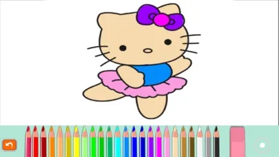 Animals Coloring Books - dog cat princess and flower drawing painting games for kids应用截图
