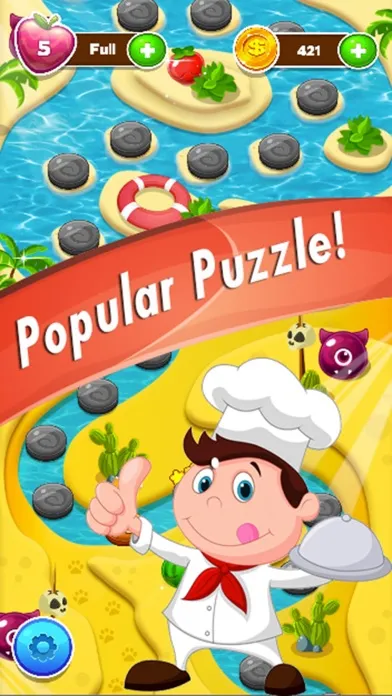 Captures d'écran de candy sweet link donut cake match crush jelly bean soda land