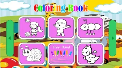 Скриншоты Cartoon Coloring Learning Book for kids