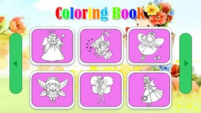 Princess fairy tail coloring for kindergarten Screenshots