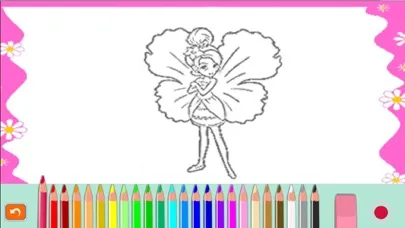 Princess fairy tail coloring for kindergarten Screenshots