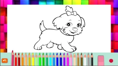 ภาพหน้าจอของ Mini Animals Pet Coloring book for kids