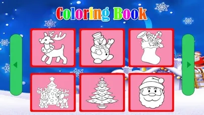 Tangkapan layar Santa Claus Christmas coloring book! For kids