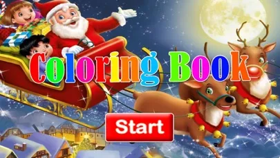 Tangkapan layar Santa Claus Christmas coloring book! For kids