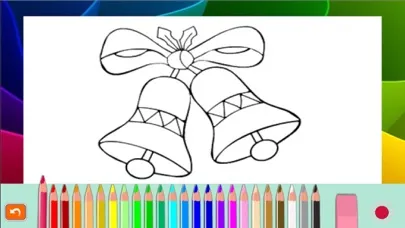 Tangkapan layar Santa Claus Christmas coloring book! For kids