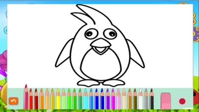 Coloring page for kids painting animals應用截圖