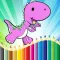 Dinosaurs Coloring - Animals Painting page drawing book games for kids