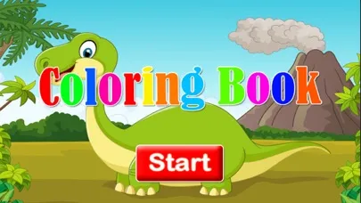 Dinosaurs Coloring - Animals Painting page drawing book games for kids スクリーンショット