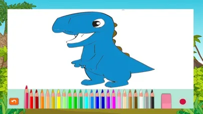 Dinosaurs Coloring - Animals Painting page drawing book games for kids スクリーンショット