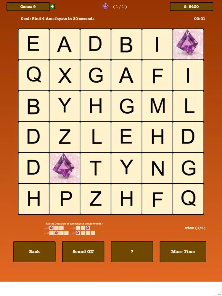 تصاویر WordGems-A word finding puzzle iPad 