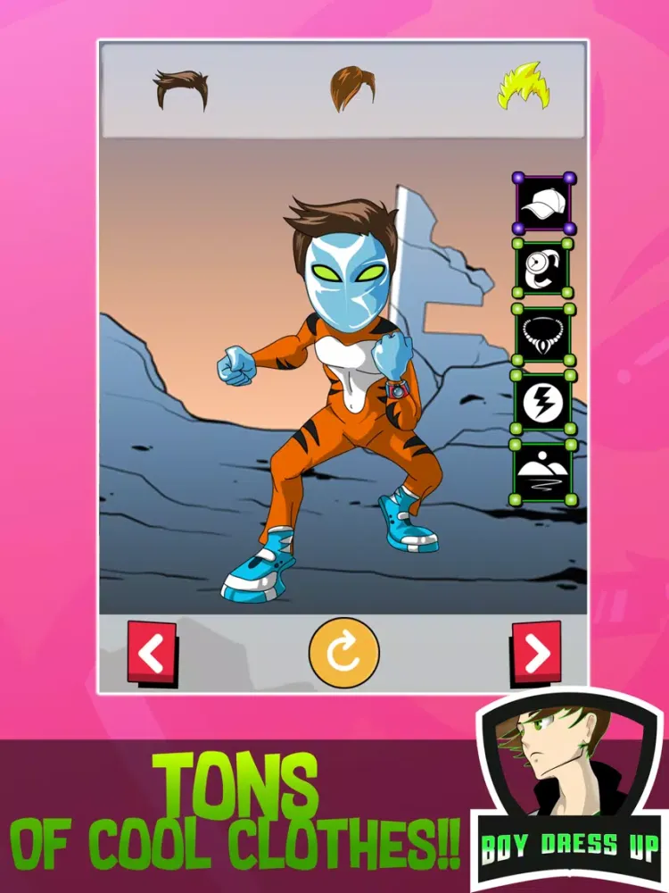 Captures d'écran de Super Alien Ben Dress Up iPad 