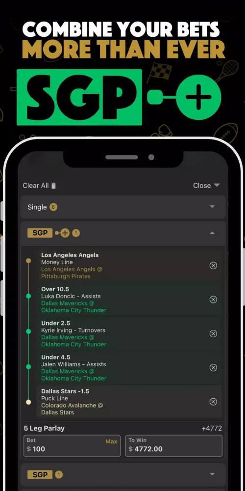 Screenshot di BetSaracen