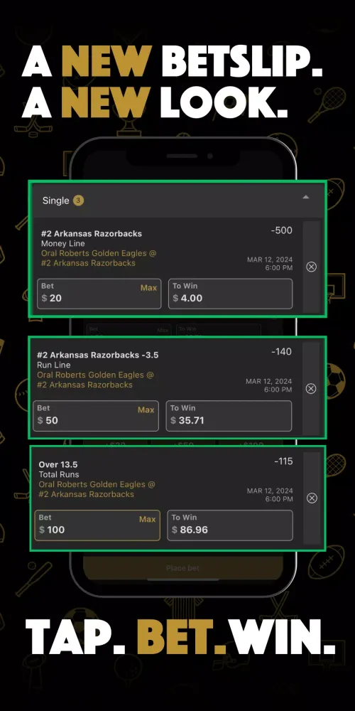 Screenshot di BetSaracen