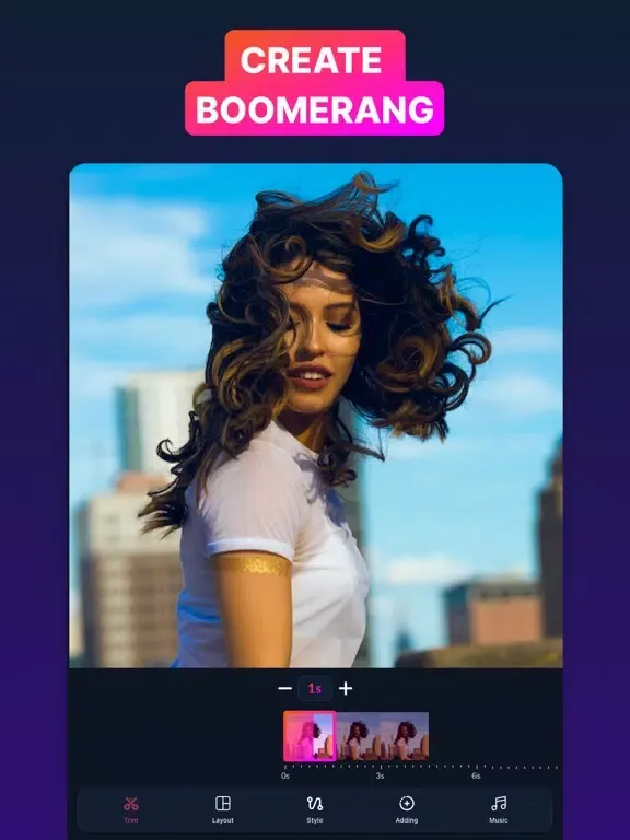 Capturas de pantalla de Boomerang Video Maker & Loop iPad 