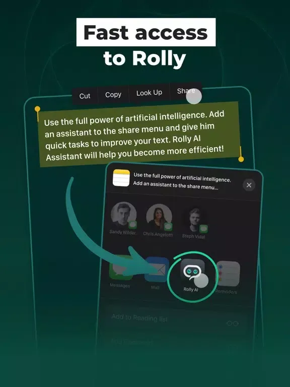 AI Chatbot Assistant - Rolly iPad 應用截圖