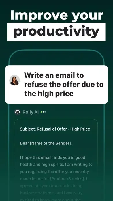AI Chatbot Assistant - Rolly應用截圖