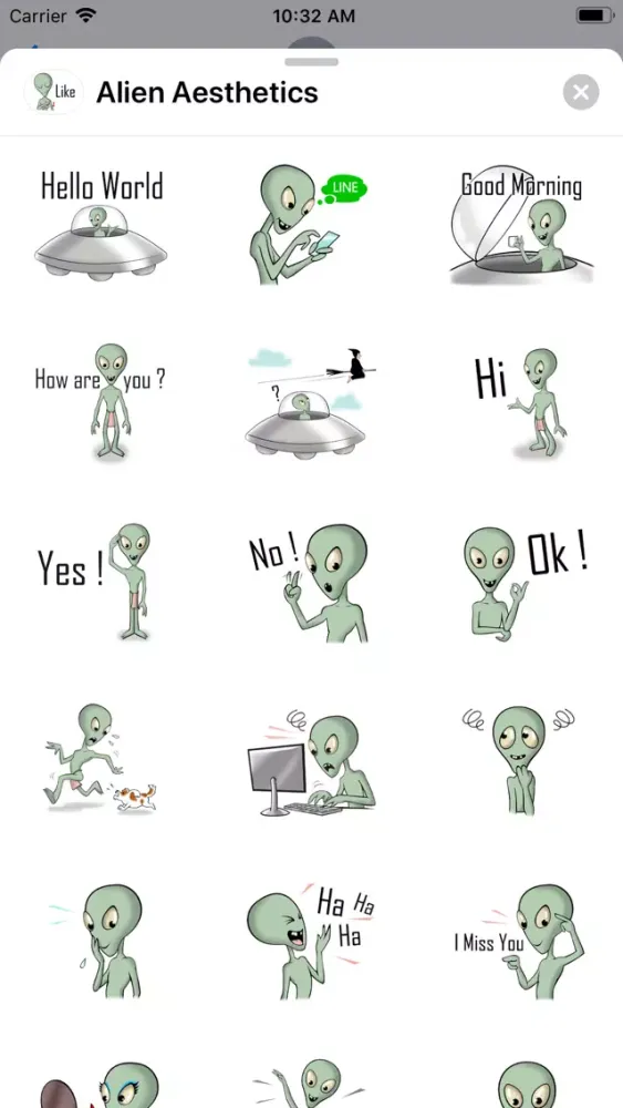Ảnh chụp màn hình của Alien Aesthetics