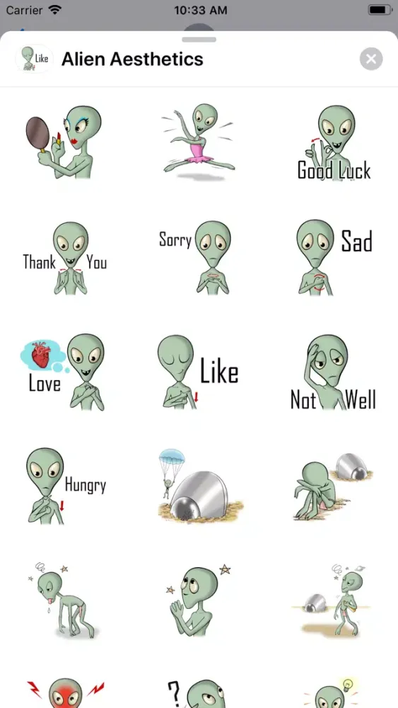 Ảnh chụp màn hình của Alien Aesthetics