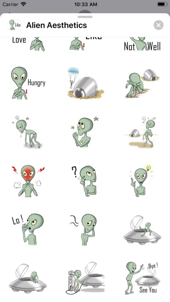 Ảnh chụp màn hình của Alien Aesthetics