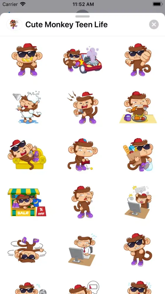 Cute Monkey Teen Life应用截图
