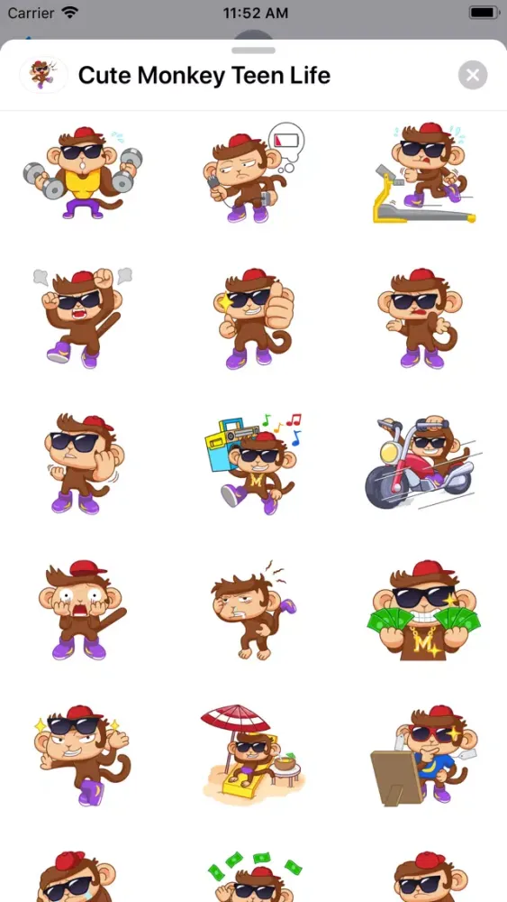 Cute Monkey Teen Life应用截图
