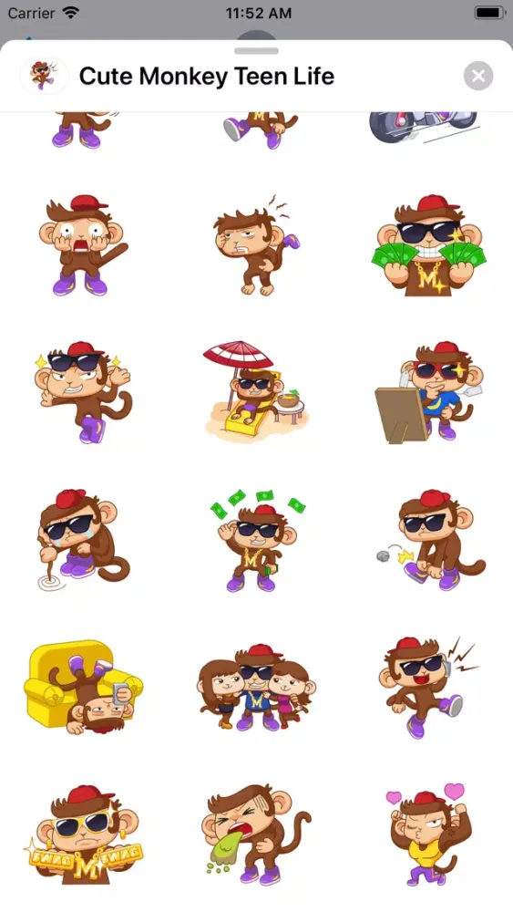 Cute Monkey Teen Life应用截图