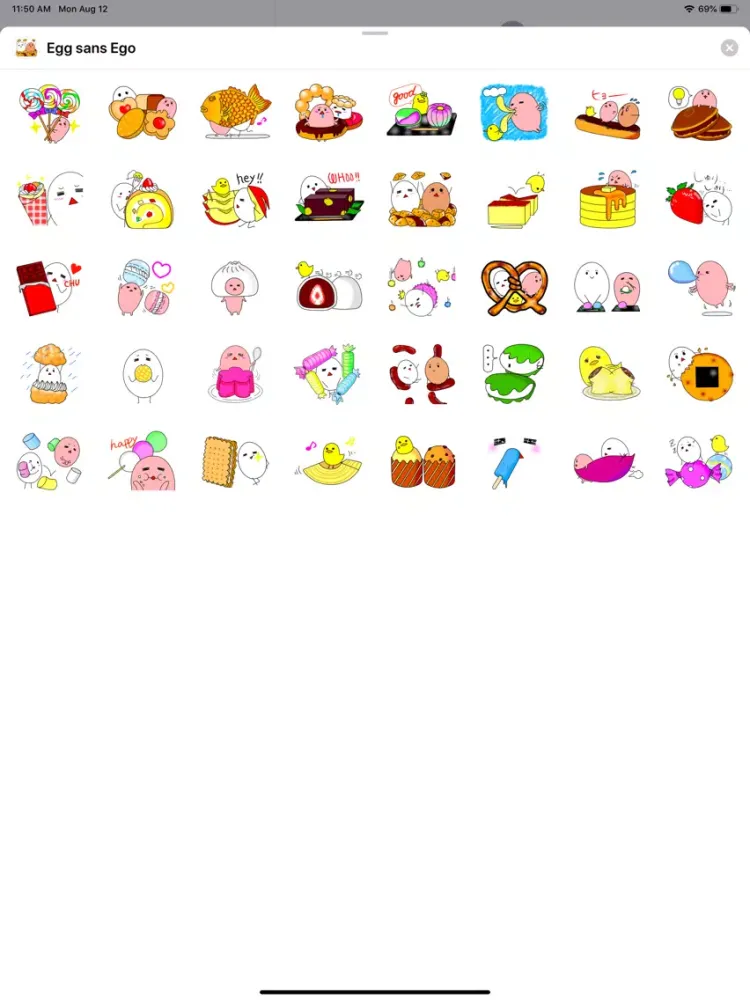 Capturas de tela do Egg sans Ego iPad 