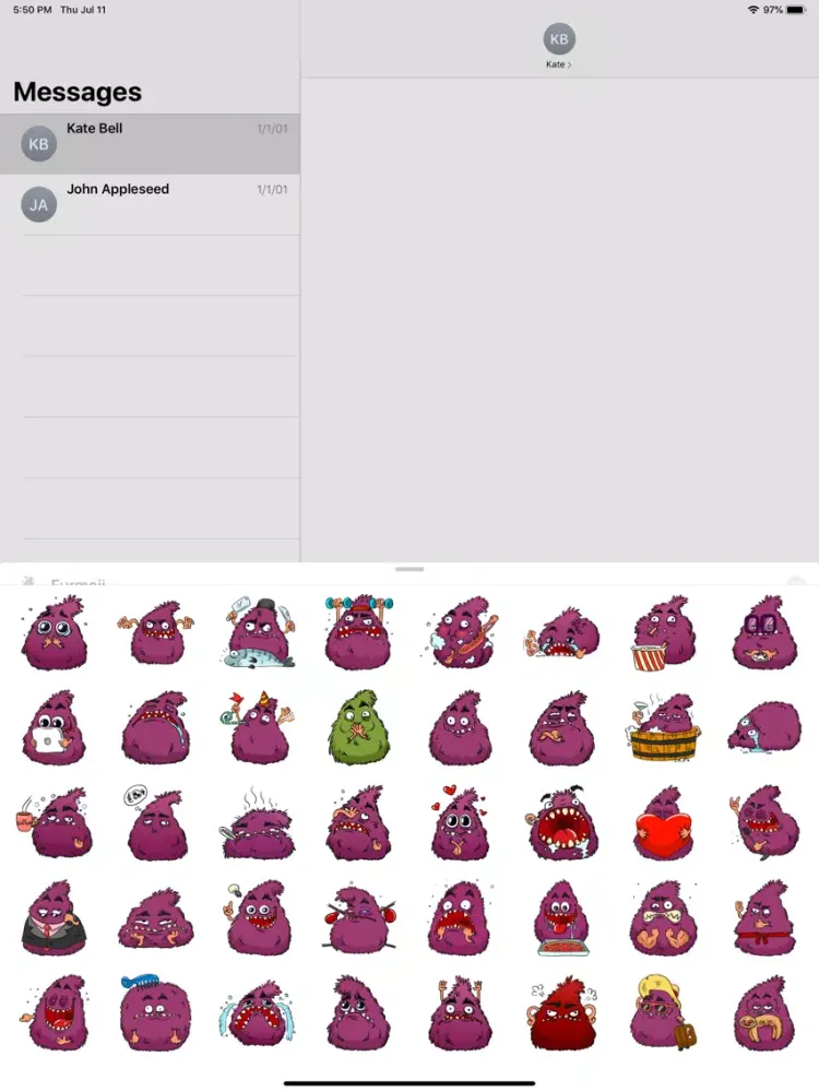 Captures d'écran de Furmoji - Furry Expressions iPad 