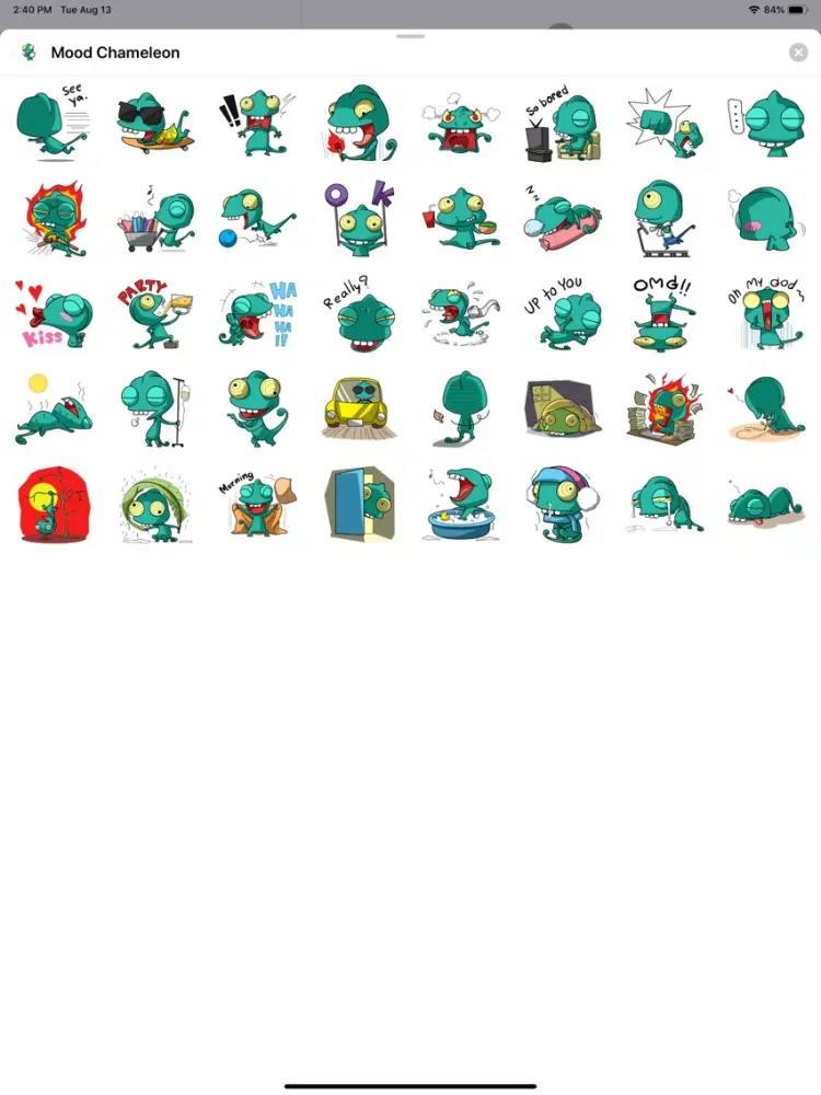 Capturas de tela do Mood Chameleon iPad 