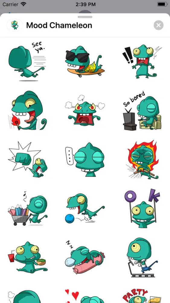 Capturas de tela do Mood Chameleon