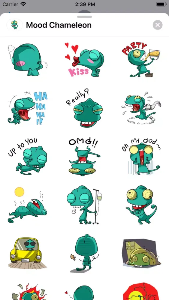 Capturas de tela do Mood Chameleon