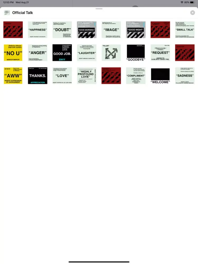 Official Talk iPad  스크린샷