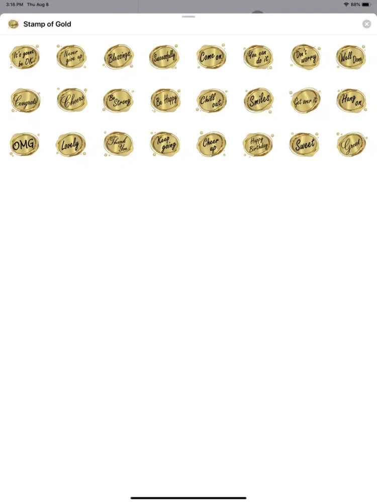 Stamp of Gold iPad  سکرین شاٹس