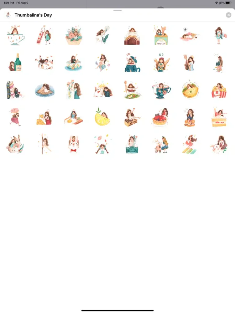 Ảnh chụp màn hình của Thumbalina's Day iPad 