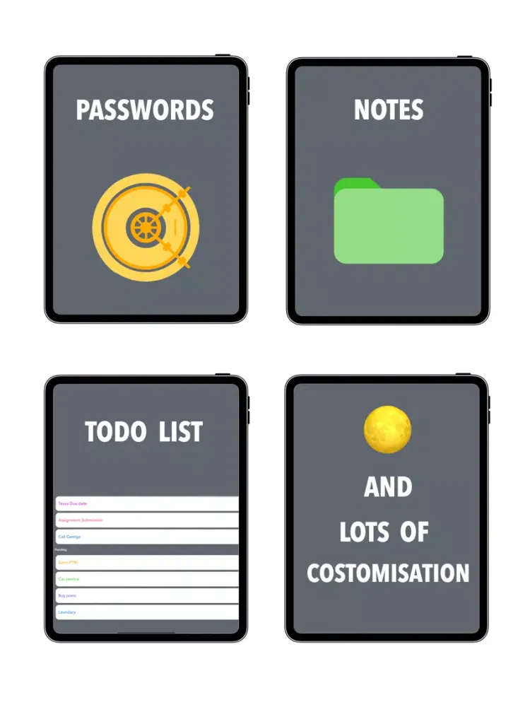 Time To-do iPad  سکرین شاٹس
