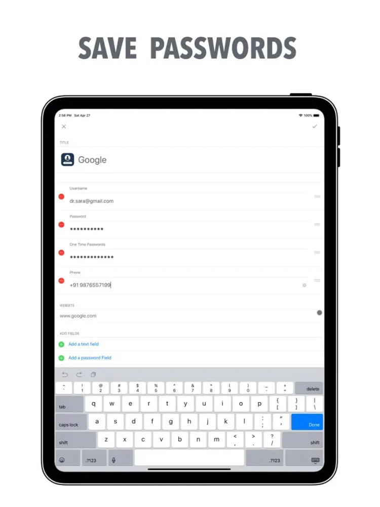 Time To-do iPad  سکرین شاٹس