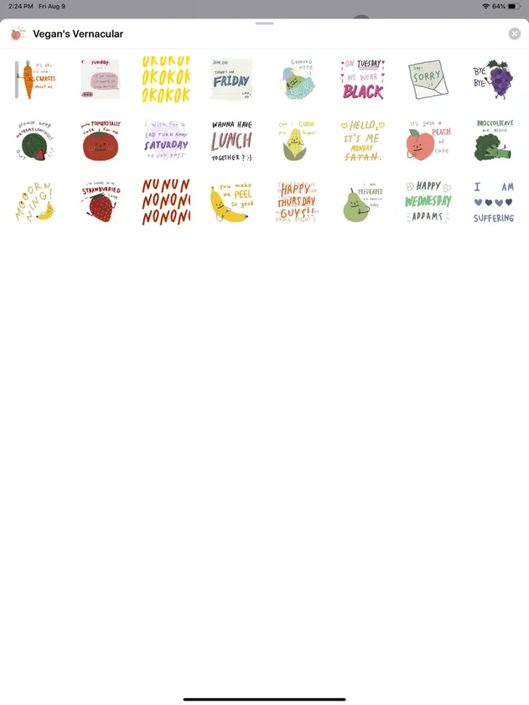 Vegan's Vernacular iPad 应用截图