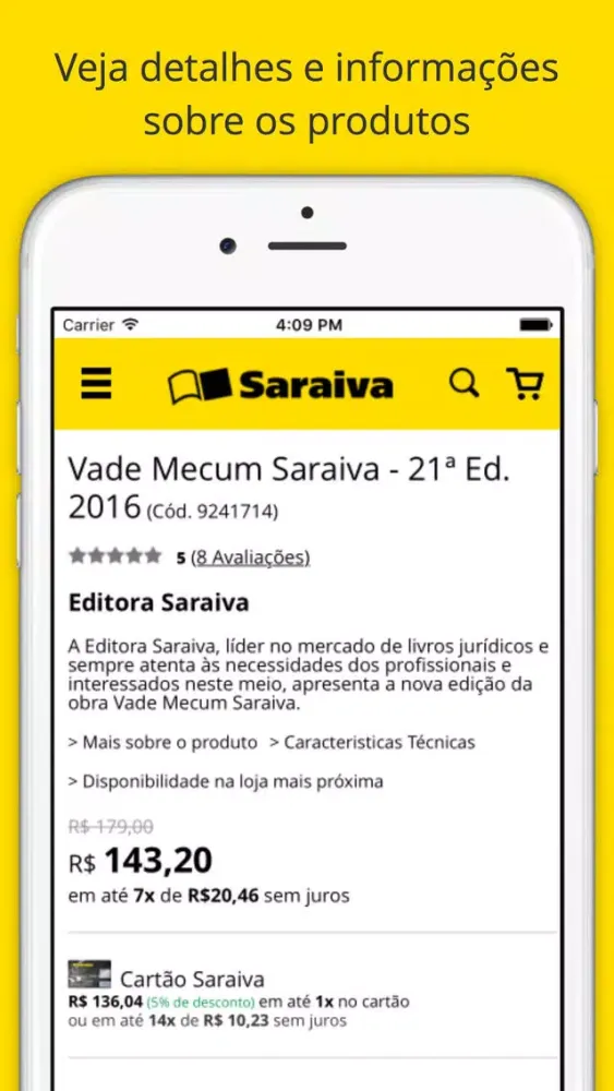 Saraiva Screenshots