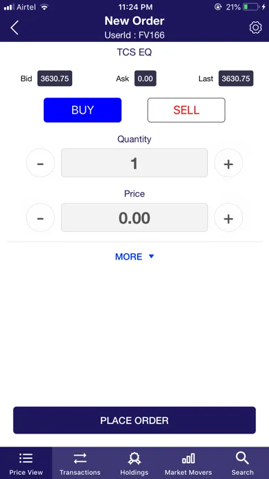 Zrzuty ekranu Crown eTrade