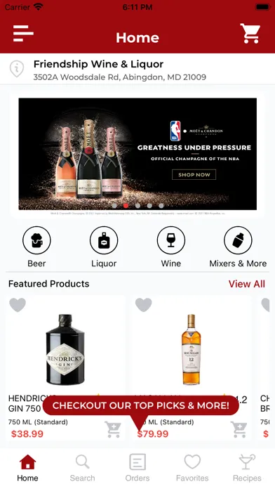 Friendship Wine & Liquor 스크린샷