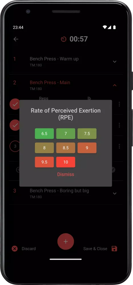 Tangkapan layar Lift4Fit